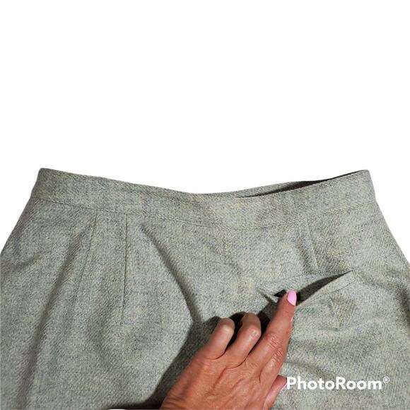 Lacoste Green Button-Front Skirt - Picture 10 of 11